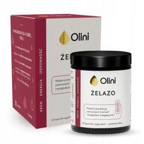 Geležies papildas OLINI 60 kaps. su folio rūgštimi ir vitaminu C