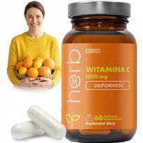 Maisto papildas HERB VITA C 1000, 60 kapsulių, 1000 mg vitamino C