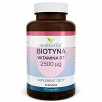 Biotinas 2500 µg (vitaminas B7/H) 180 kapsulių