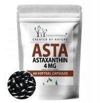 Maisto papildas Natural Astaxanthin 60 kapsulių
