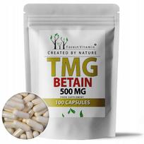 Maisto papildas PURE Betaine Anhydrous TMG 100 kapsulių