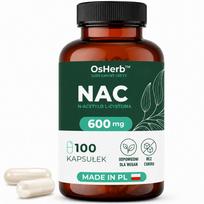 Maisto papildas NAC 600mg 100 kapsulių N-acetil L-cisteinas OSHERB