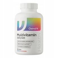 Maisto papildas OstroVit 100% Vit&Min, kalcis ir magnis, 90 tablečių