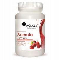 Maisto papildas Aliness Acerola Natural Vitamin C, 120 tablečių