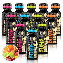 Maisto papildas KEVIN LEVRONE SHAABOOM PUMP SHOT 12x120ml, su kofeinu, prieš treniruotę, MIX