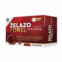 Geležies maisto papildas Prima Pharma Iron Forte Complex, 60 tablečių
