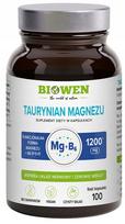 Magnio tauratas su vitaminu B6 P-5-P, 100 kapsulių, Biowen