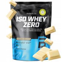 Baltyminiai milteliai BioTechUSA WPI Isolate 454 g, baltojo šokolado skonio