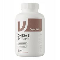 Maisto papildas Omega 3 OstroVit Extreme 90 kapsulių, 500 EPA, 250 DHA