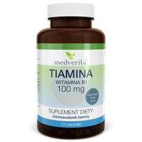 Vitaminas B1 Medverita Thiamine 100mg 120 kapsulių