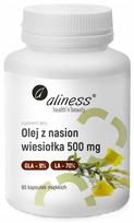 Maistinės nakvišų sėklų aliejaus kapsulės ALINESS 500mg, 90 vnt.