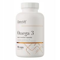 Maisto papildas Omega 3 OstroVit EPA ir DHA su vitaminu E, 90 kapsulių