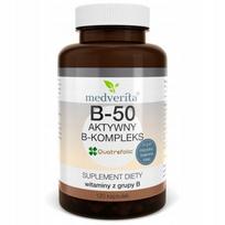 Maisto papildas Medverita B-50 active B-kompleksas, 120 kapsulių