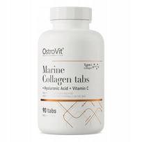 Maisto papildas OstroVit Marine Collagen Fish su hialurono rūgštimi ir vitaminu C, 90 tablečių