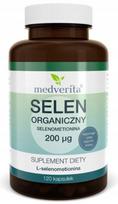 Maisto papildas MEDVERITA Organic Selenium 200 µg 120 kaps., selenometioninas