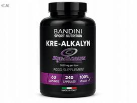 Kreatinas Bandini Sport Nutrition Kre-Alkalyn 3000 mg 240 kapsulių