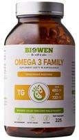 Maisto papildas Biowen Omega 3 TG Family 720mg EPA 480mg DHA 225 kaps.