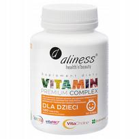 Vaikams skirtos čiulpiamos Aliness vitaminų tabletės kaulų stiprumui, 120 vnt.