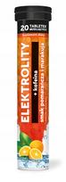 Elektrolitai su kofeinu 20 tabletės Passion Fruit MBM