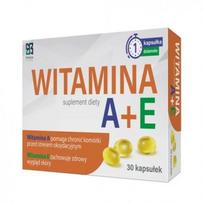 Vitaminas A + E, 30 kapsulių