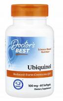 Maisto papildas Dr's BEST Ubiquinol su Kaneka 100 mg, 60 minkštų kapsulių