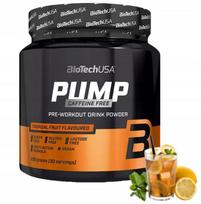 Maisto papildas BioTech USA Pump be kofeino 330g ledo arbatos ir citrinos skonio