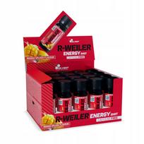 Energinis prieštreniruotinis shotas Olimp R-WEILER ENERGY, 20x60 ml, su beta-alaninu
