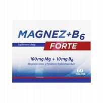 Magnio citratas 100 mg jonų + vitaminas B6 Forte Nature Pharm, 60 tabletės