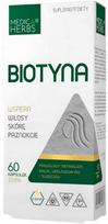Maisto papildas MEDICA HERBS BIOTIN 2,5mg, 60 kapsulių, plaukams, odai ir nagams