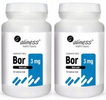 Maisto papildas Aliness BOR Boric Acid 3mg, 2 vnt.