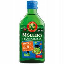Žuvų taukai MOLLER'S Norwegian Fruit, 250 ml