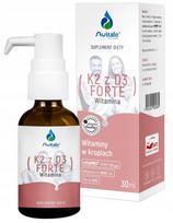 Vitaminų K2 MK-7 + D3 forte lašai ALINESS Avitale, 30 ml