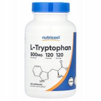 Maisto papildas Nutricost L-tryptophan 500 mg 120 kapsulių