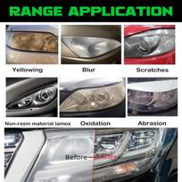 Headlight Restoration Kit for Car Headlights Polish Cream to Repair Scratches Remove Yellowing Restore Lens Clarity Easy Application one size gray