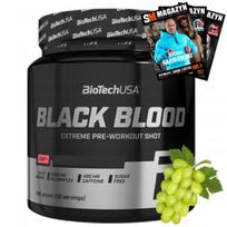 Maisto papildas BIOTECH BLACK BLOOD CAF+ su stipria kofeino doze, 300 g