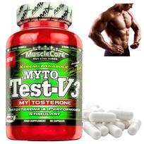 Maisto papildas AMIX MYTO TEST V-3 90 kapsulių, testosterono stipriklis su Cordyceps ir Maca