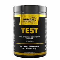 Testosterono stiprintuvas Human Protect TEST, 30 pakelių, Tribulus Terrestris