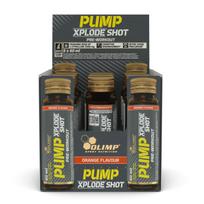 Maisto papildas prieš treniruotę Olimp PUMP XPLODE SHOT 9x60ml apelsinų skonio