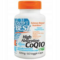 Maisto papildas Doctor's Best High Absorption CoQ10 100mg su BioPerine, 5/27 kapsulės