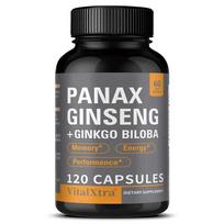 Ženšenio (Panax Ginseng) 945 mg ir ginkmedžio (Ginkgo biloba) kapsulės