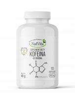 Kofeino anhidras 400mg kapsulės NatVita