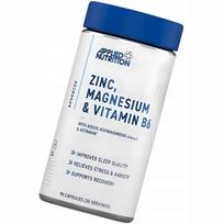 Maisto papildas Applied Nutrition ZMA Advanced, cinkas, magnis, B6, asvaganda, 90 kaps.