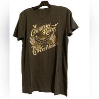 Me Home Country Roads John Denver Black S5XL TShirt CS195 Unisex T-Shirt L black