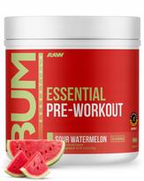 Maisto papildas Raw Nutrition CBUM Essential Pre-Workout, rūgšti arbūzų, 405g, su citrulinu