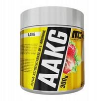 AAKG L-argininas prieštreniruotinis Muscle Care AAKG 300 g braškių