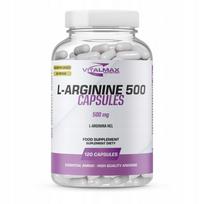 Amino rūgštis Vitalmax L-Arginine 500mg 120 kaps.