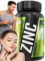 Cinko maisto papildas plaukams, odai, nagams Muscle Care, 90 tabl.