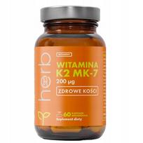 Maisto papildas HERB VITAMIN K2 MK-7 200 µg, 60 kaps.