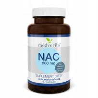 Maisto papildas Medverita NAC 200 mg, 90 kapsulių