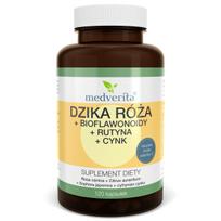 Maisto papildas Wild Rose su bioflavonoidais, cinku, 120 kapsulių
